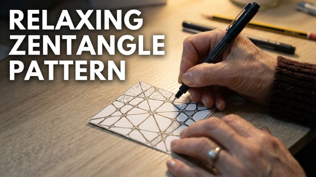 Draw Crazy ‘NZeppel Zentangle || Relaxing Pattern || Line Art Technique