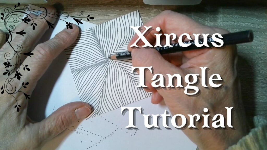 XIRCUS Tangle Pattern || Zentangle Art || Zen-doodle Tutorial